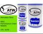 Preview: Mercedes-Benz, AMG Performance Green Metallic, 376 / 6376: 500ml Lackdose + 500ml Klarlack + 250ml Härter - Set, von ATW Autoteile West.